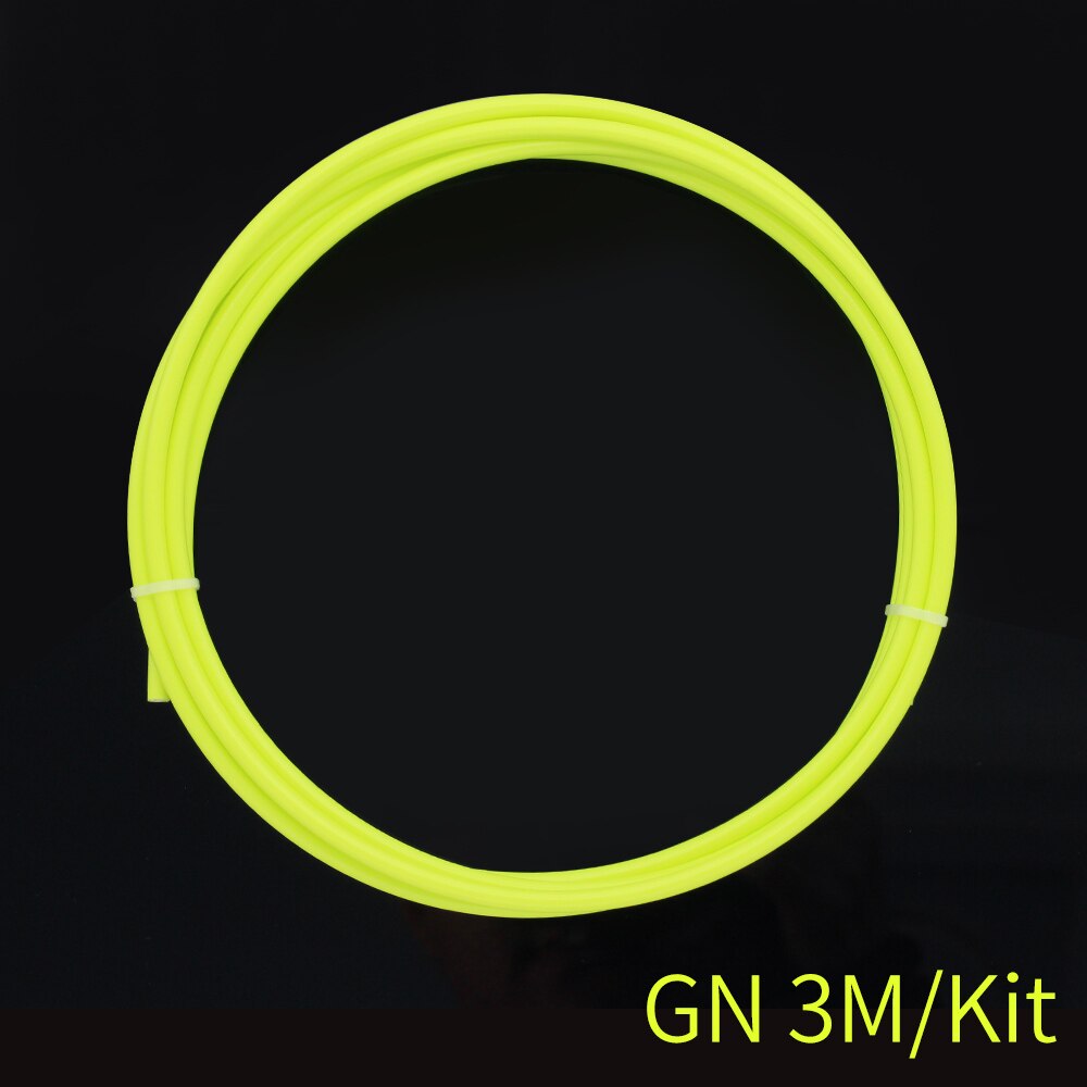 Sr-spats 3m mtb cykel skivbroms kabel cykel hydraulisk bromsslang för shimano och sram mtb tillbehör: Grön