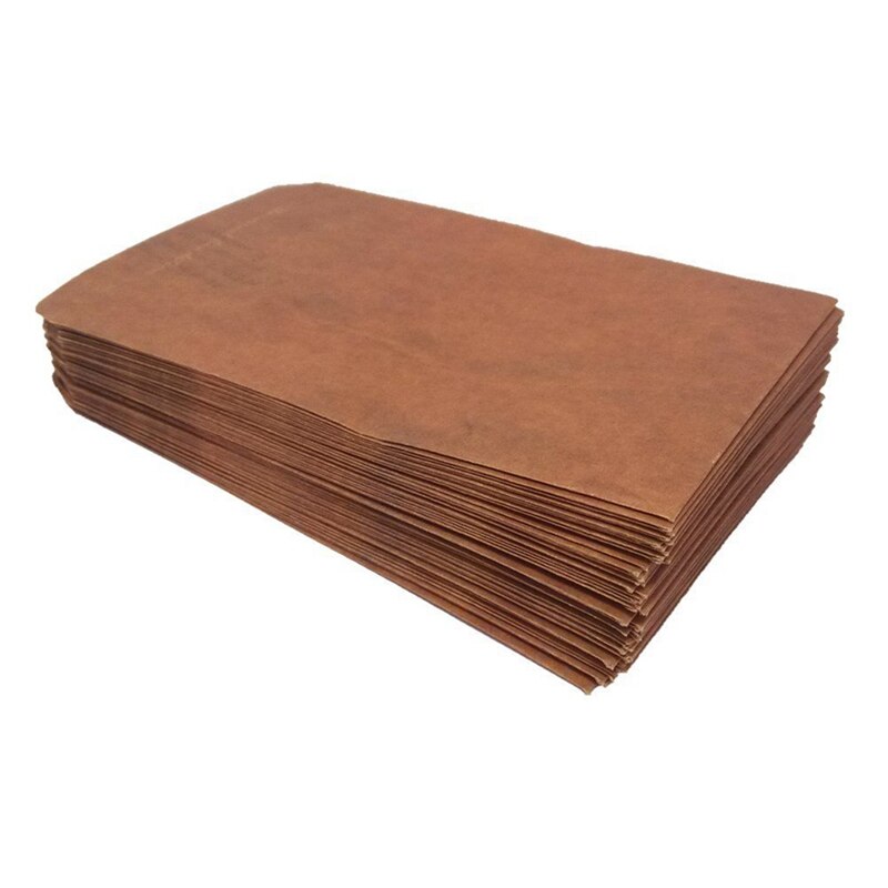 50pcs Retro Style Kraft Paper Envelops Postcard Invitation Letter Stationery Paper Bag Vintage Air Mail Envelope Brown