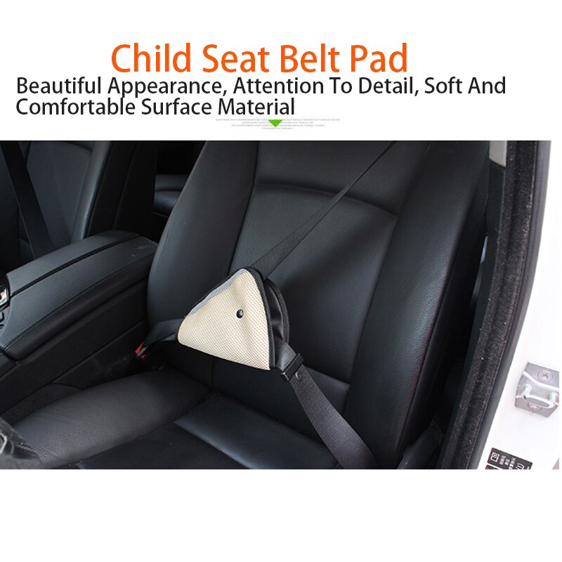 universell sikkerhetsbeltetrekk til låve til bil auto barnesetebelte trekant polstring skulderholder myk justerbar