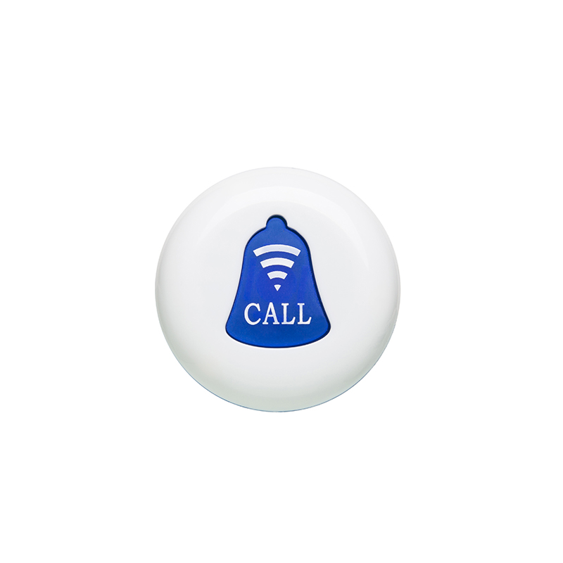 10 pièces Mindewin Restaurant Téléavertisseur M-K-1 D'appel Sans Fil de Bouton D'appel De Service Table Transmetteur 433MHz Téléavertisseur Étanche Botones: blue