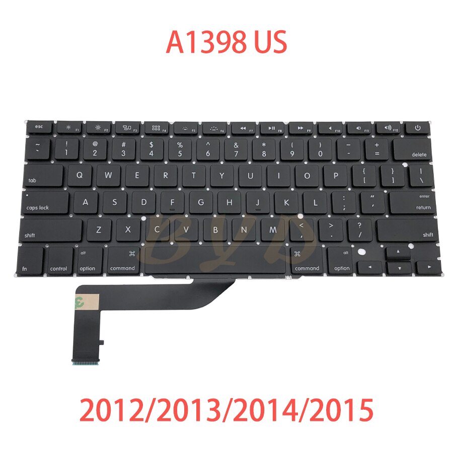 Laptop Keyboard For Macbook Pro Air A1278 A1466 A1502 A1398 A2337 A2338 A1706 A1707 A1708 US English Keyboard Replacemen
