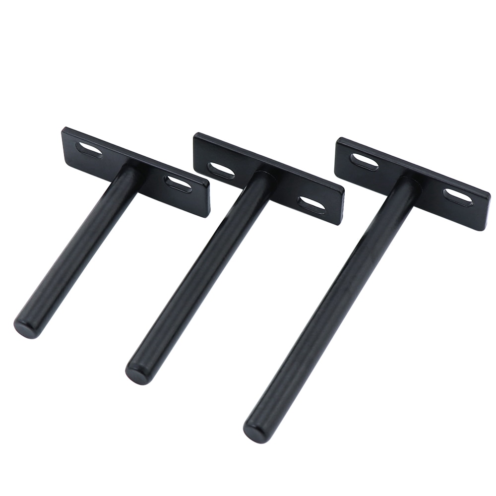 10PCS 3"4"5" Folding Shelf Support Bracket Hidden Floating Wall Shelf Support Brackets for Heavy Duty Bracket