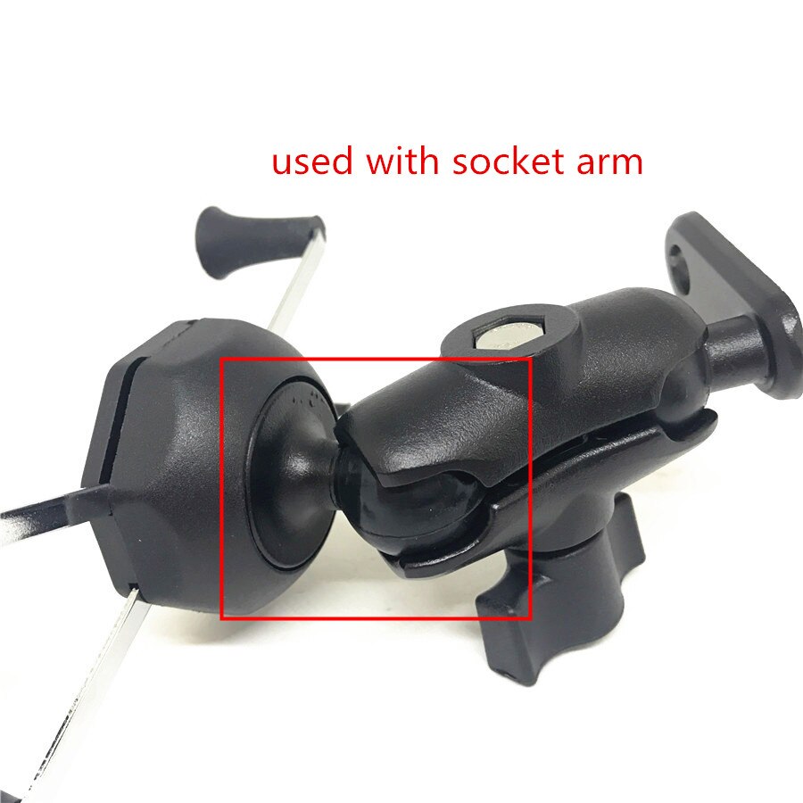 Jadkinsta Camera Ball Holder Mobile Phone Cradle Holder for Universal X-Grip Cellphone with 1 Inch Ball Mount