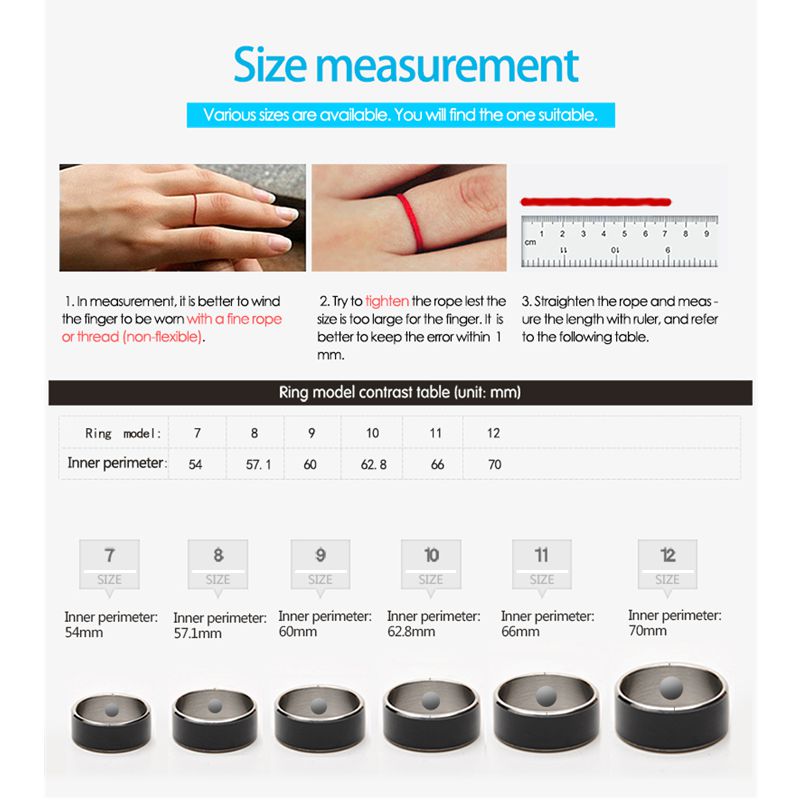 Original Smart Ring Wear Jakcom R3F NFC Magic Rings Mens For Samsung HTC Sony LG Android Windows NFC Mobile Phone Smart Share