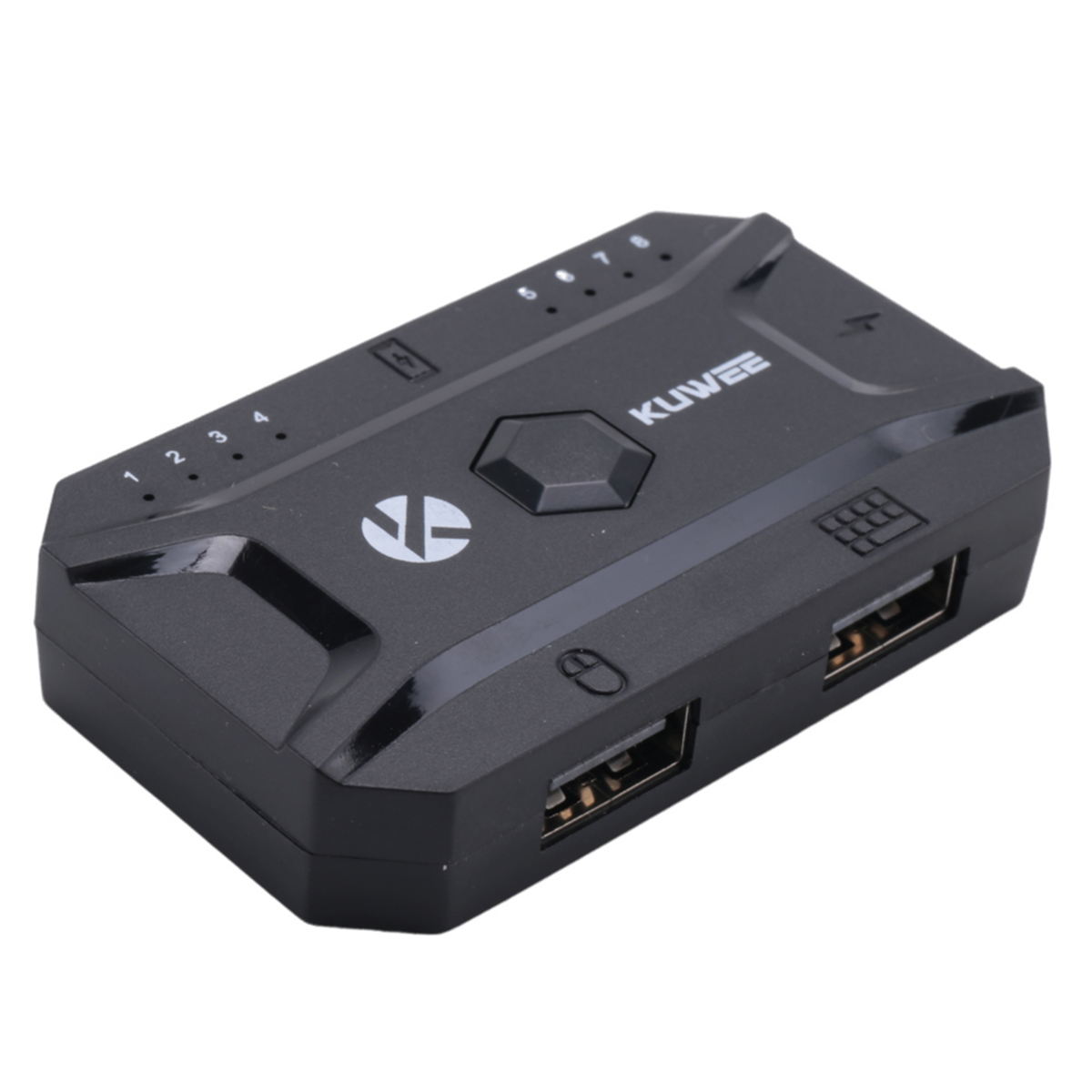 A9op-  bluetooth-hubs, usb 5.0- converters, adapter voor bedraad toetsenbord en muis naar draadloze verbinding, ondersteunt 8 apparaten (tablet, laptop, mobiel).