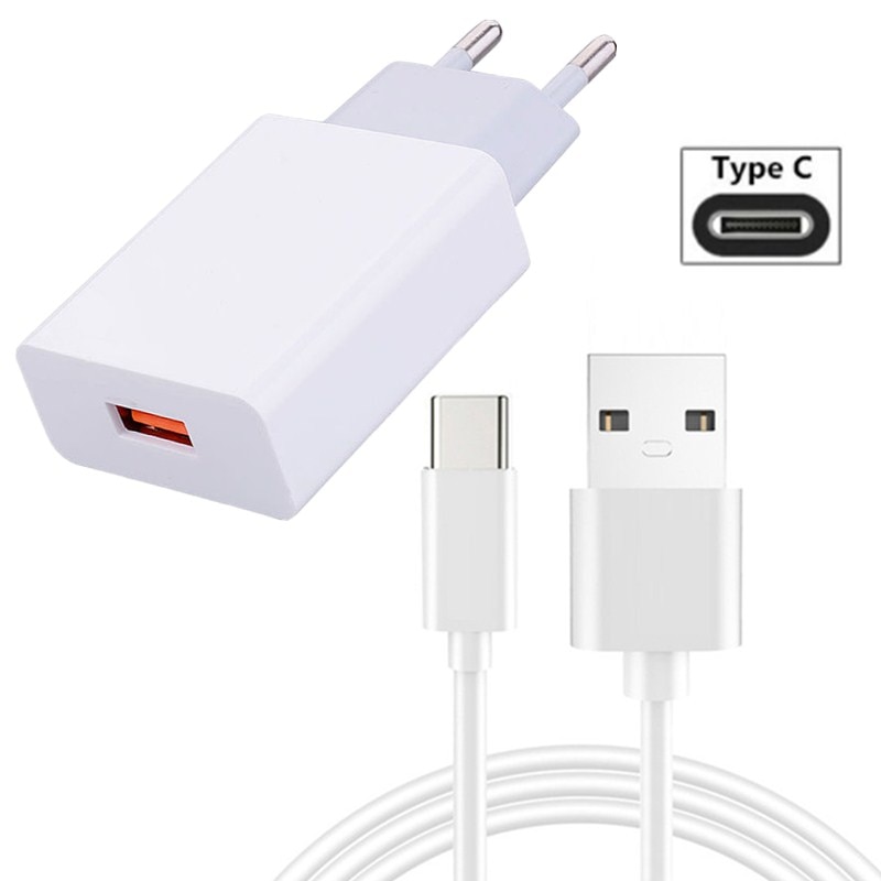 Cargador rápido de teléfono para Meizu 15 16 16 16 M15 17 M5 Note M3S Mini U10 U20 M3E MX6 Pro 6 7 M6 S M5 C M5 S, enchufe europeo, Cable de datos de pared: EU Plug Type C Cable