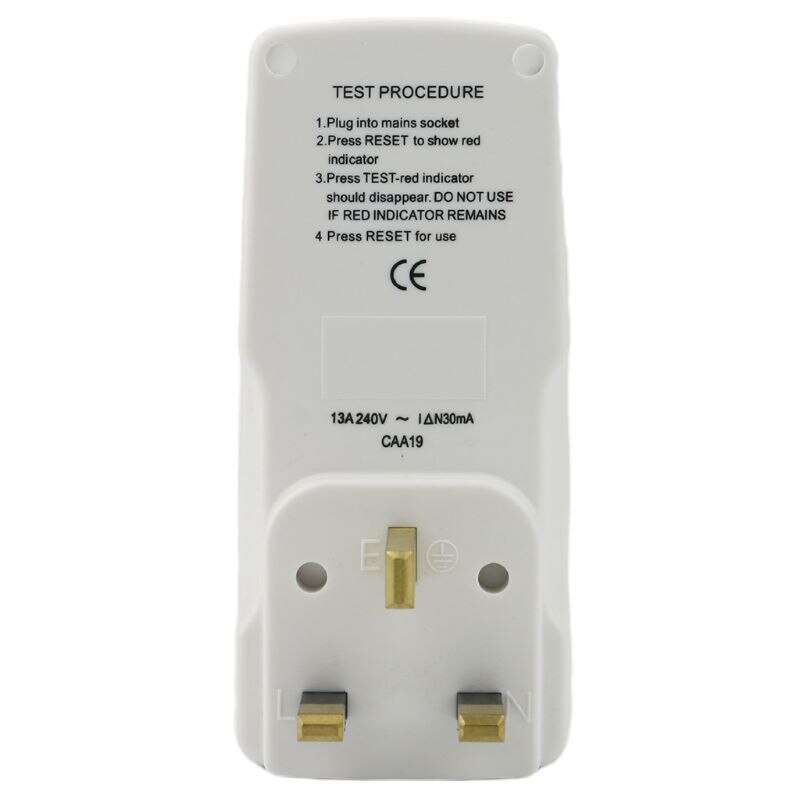 UK 13A Converter Socket Safety Smart Home Circuit Breaker Cutout Plug Adapter