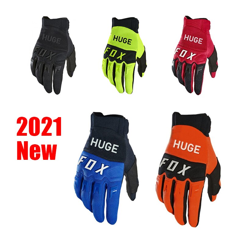 radfahren Handschuhe RIESIGE FOX Bike Handschuhe Sport Stoßfest MTB Straße Voller Finger Fahrrad Handschuh für Männer Motocross Handschuhe