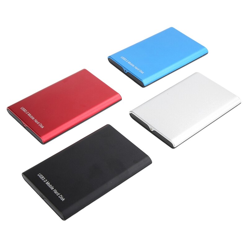 1TB External Hard Drives USB 3.0 2.5 Portable Ultra Thin Aluminum Alloy Metal Mobile Hard Disk