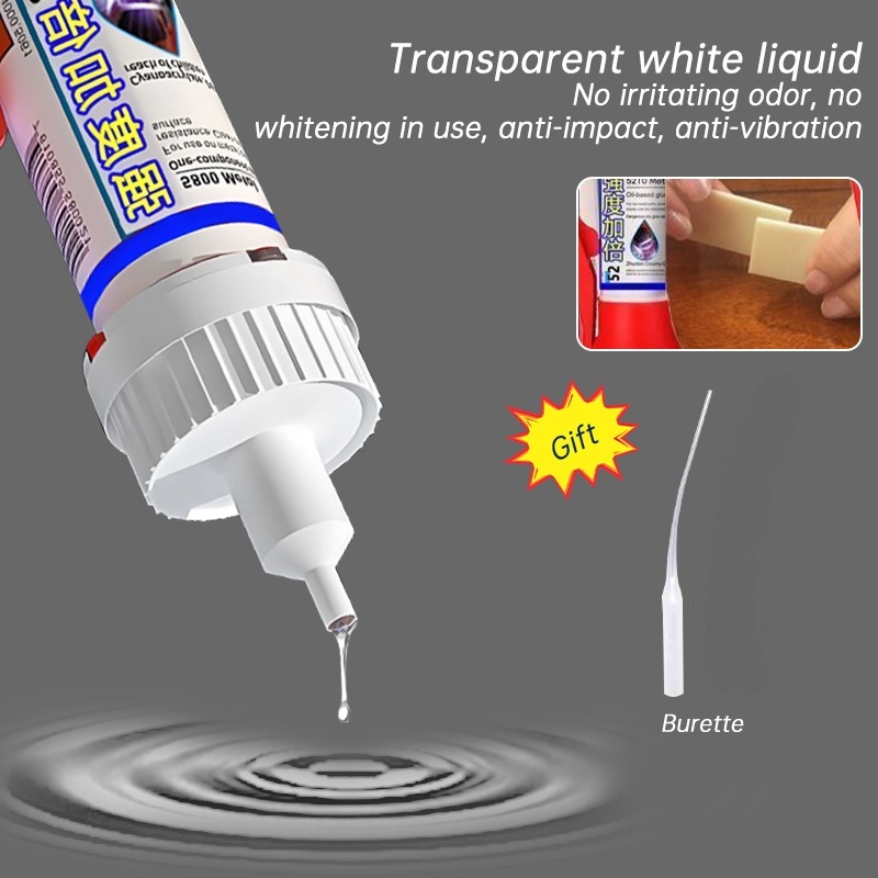 Colle à souder puissante universelle, 50g, scellant à séchage rapide, scellant fixe pour carrelage, réparation multimaterial, adhésif liquide, remplissage de soudage