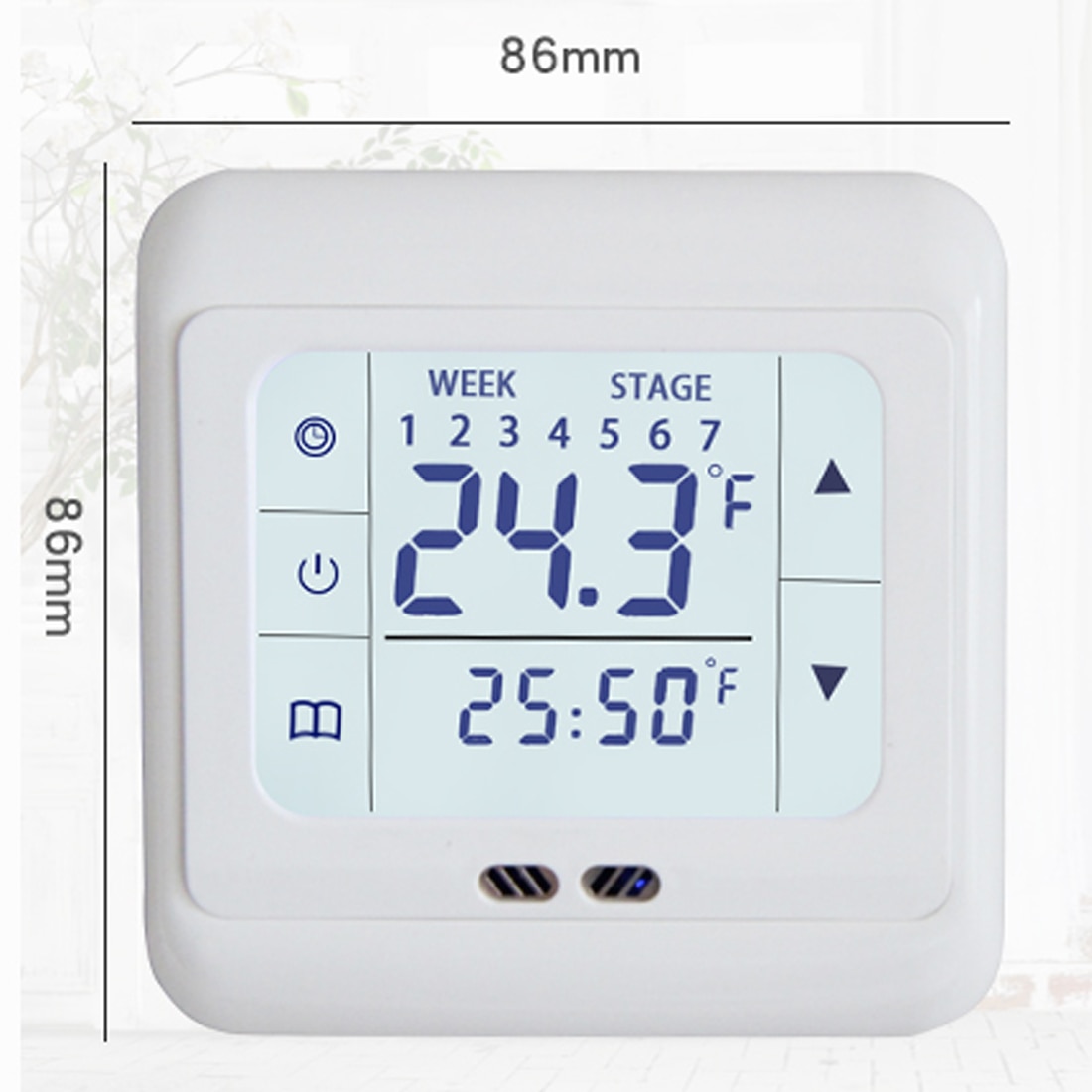 1pcs Floureon Touch Screen Room Underfloor Heating Thermostat Thermoregulator 220V Floor Heating System Temperature Controller