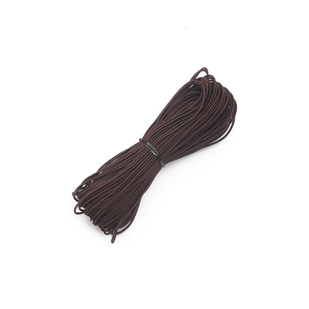 25meter 1mm Bunte Friesen Elastische Stretch Cord Perlen Gewinde String Gurt Seil Für Diy Armband Schmuck Machen Zubehör: Brown