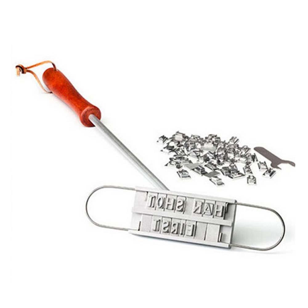 Edelstahl Grill Stempel Grill Buchstaben Grill Feuer markieren Dichtung Stanzen Schimmel BBQ Werkzeuge Kochen BBQ Zubehör: Ursprünglich Titel
