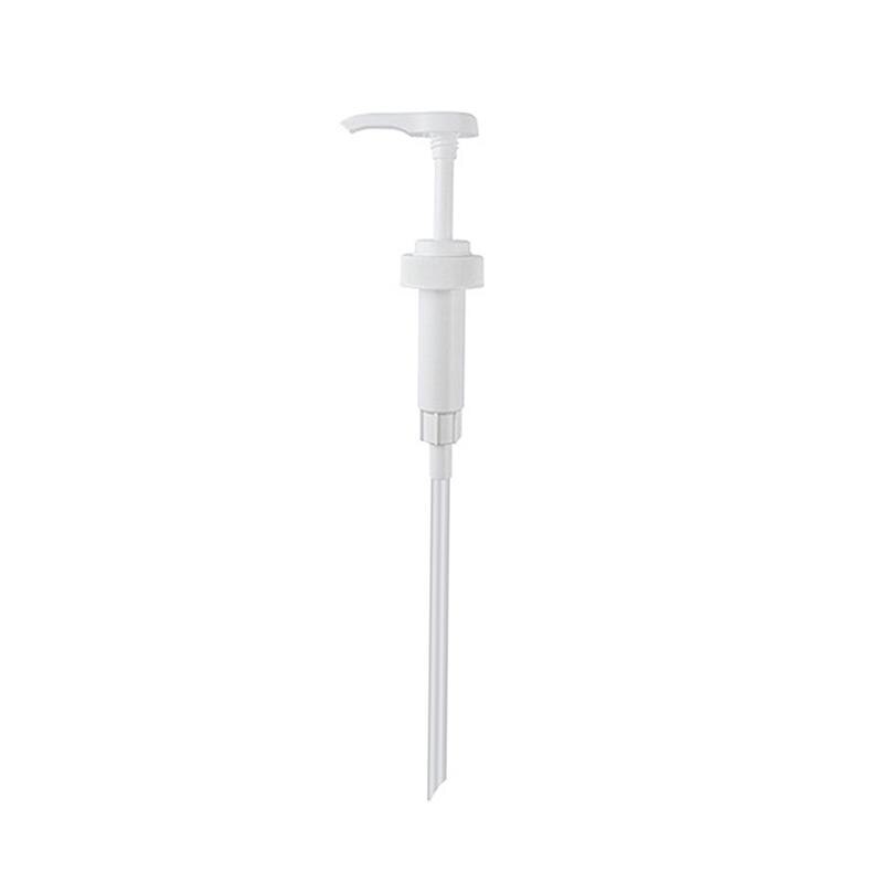 1 Pcs Druk Pomp Food Grade Materiaal Siroop Pomp Deksel Drank Rantsoen Extruder Smoothie Druk Pomp Voor Thuis Winkel gebruik Wit