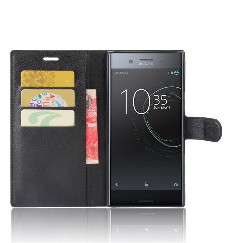 Sony Xperia XZ Premium kılıf için 5.46 inç PU deri arka kapak telefon kılıfı Sony Xperia XZ için Premium G8141 g8142 kılıf kapak çanta RK9453