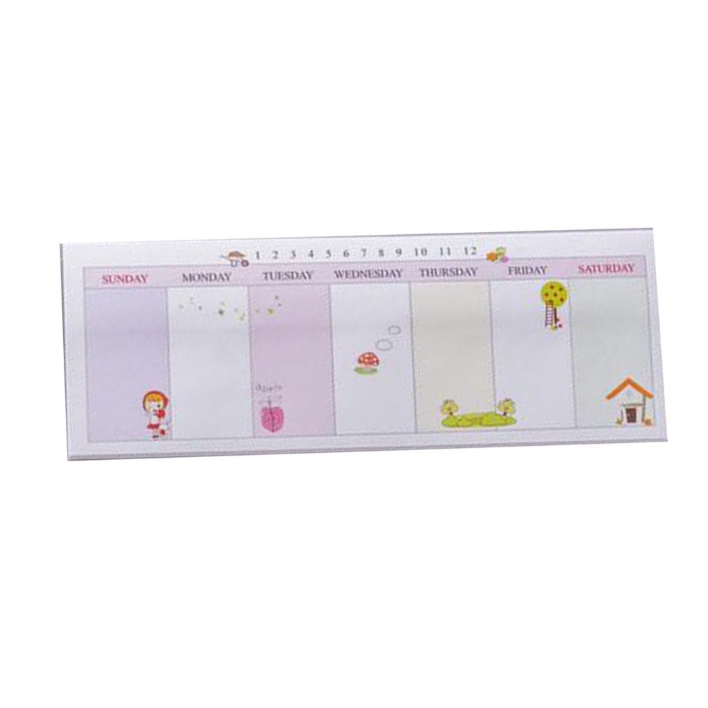 Unique Cartoon Memo Pad Bookmarks Notes Index Posted It Weekly Planner Stationery School Supplies: House