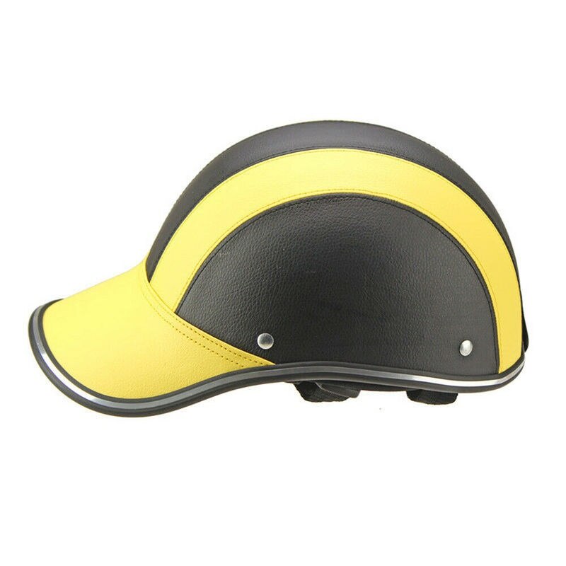 Fietshelm Fiets Motorfiets Unisex Mannen Vrouwen Verstelbare Veiligheid Helm Lichtgewicht Half Helm: YELLOW