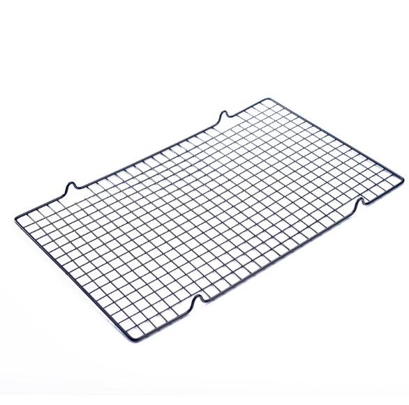 Rustfrit stål trådrist kølebakke kage mad stativ ovn køkken bagning pizza brød grill kage kiks holder hylde stativ