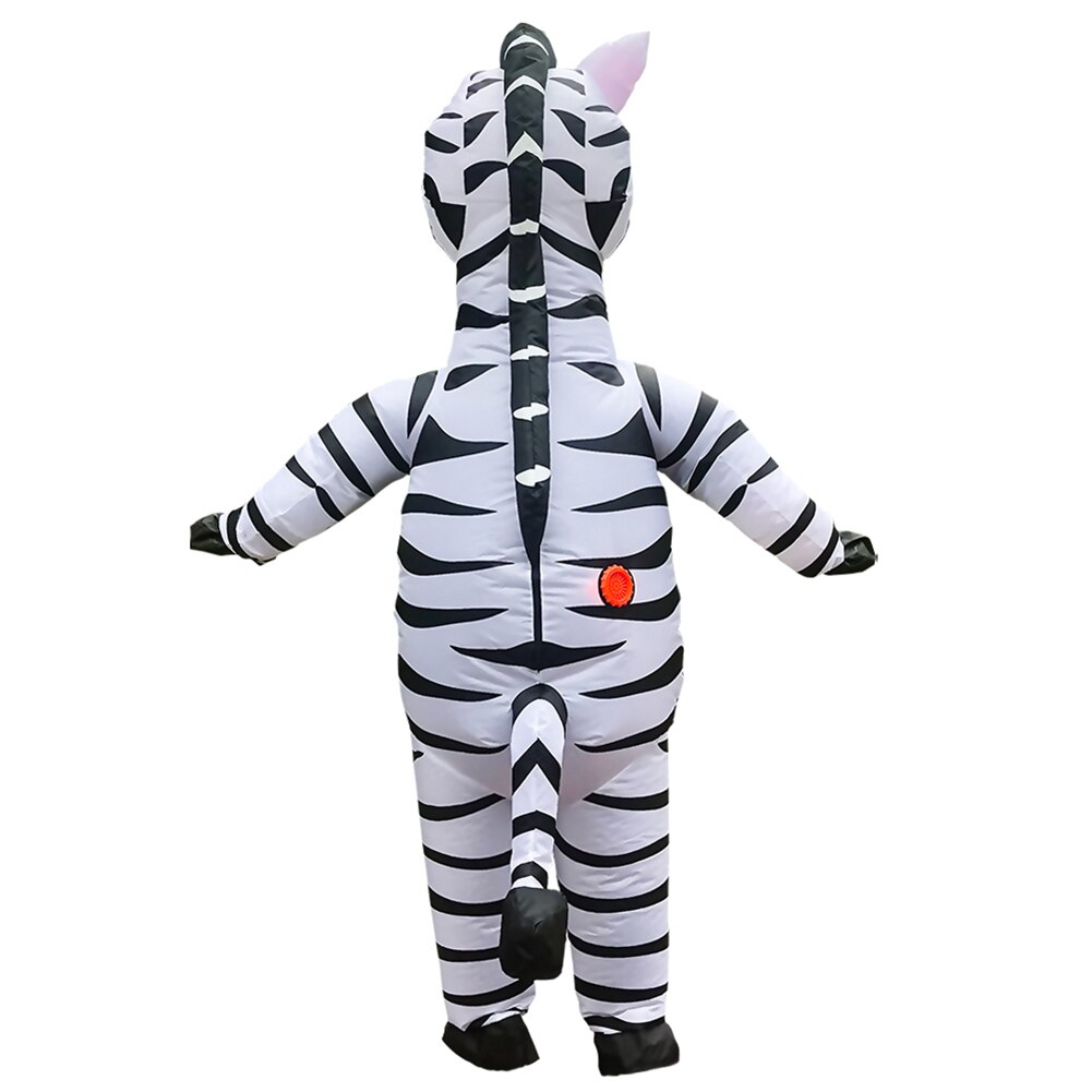 Opblaasbare Kostuums Dier Tijger Zebra Mascotte Pak Party Rollenspel Halloween Kerst Cosplay Kostuum Voor Man Vrouw