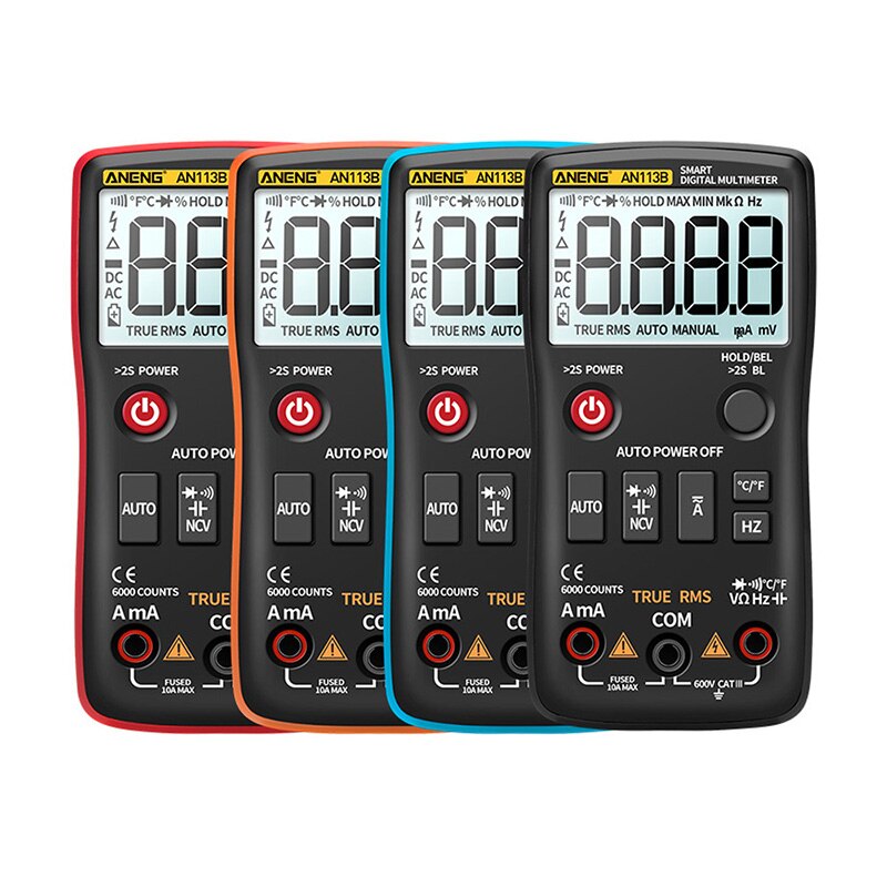 Multifunctional Multimeter High-precision Automatic Multimeter Multi Tester with LCD Backlight