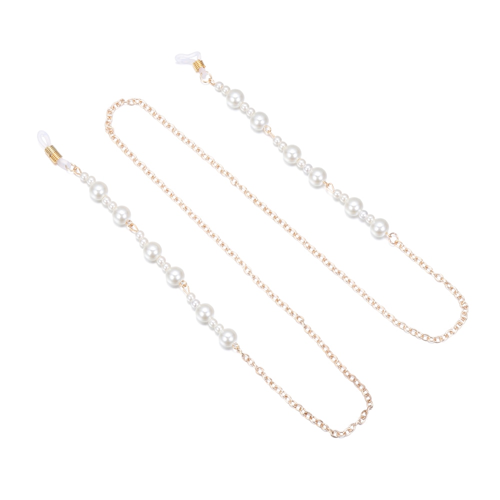 70cm damesbrilkettingen zonnebril leesbril kralen ketting blad brillen koordhouder goud zwart nekband touw