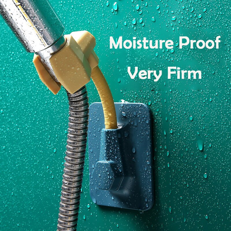 Shower Bracket Universal Adjustable Shower Powerful Racks Shower Nozzle Base Home Punch-free Rack Shower Base Bathroom Tool