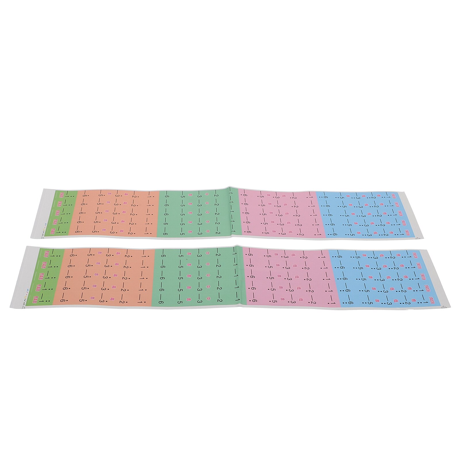 2Pcs Guzheng Scale Stickers Chinese Guzheng Notes Stickers for Beginner Practice