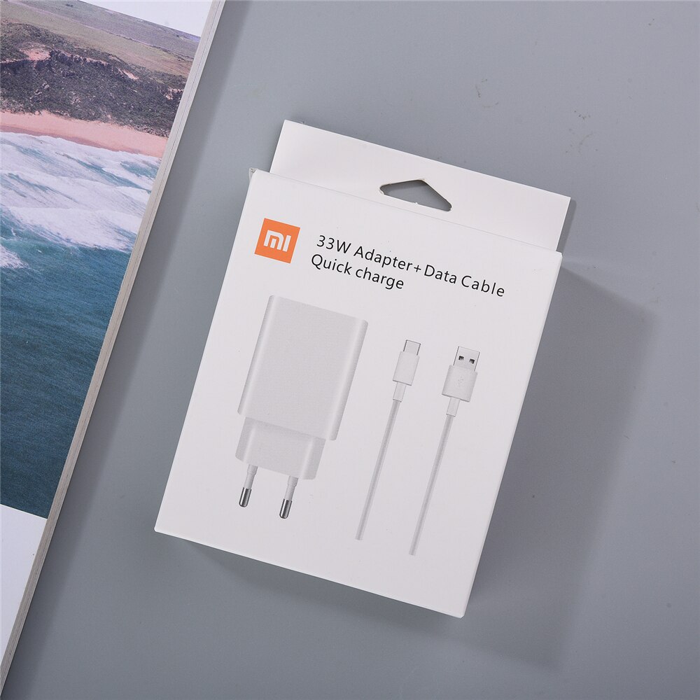 For Xiaomi Mi 10 10T Pro Redmi Note 10 Pro Charger 33W EU Turbo Fast Charger 5A Type C For Mi 10T 11 Lite 9 X3 NFC Redmi K30 Pro: EU Set