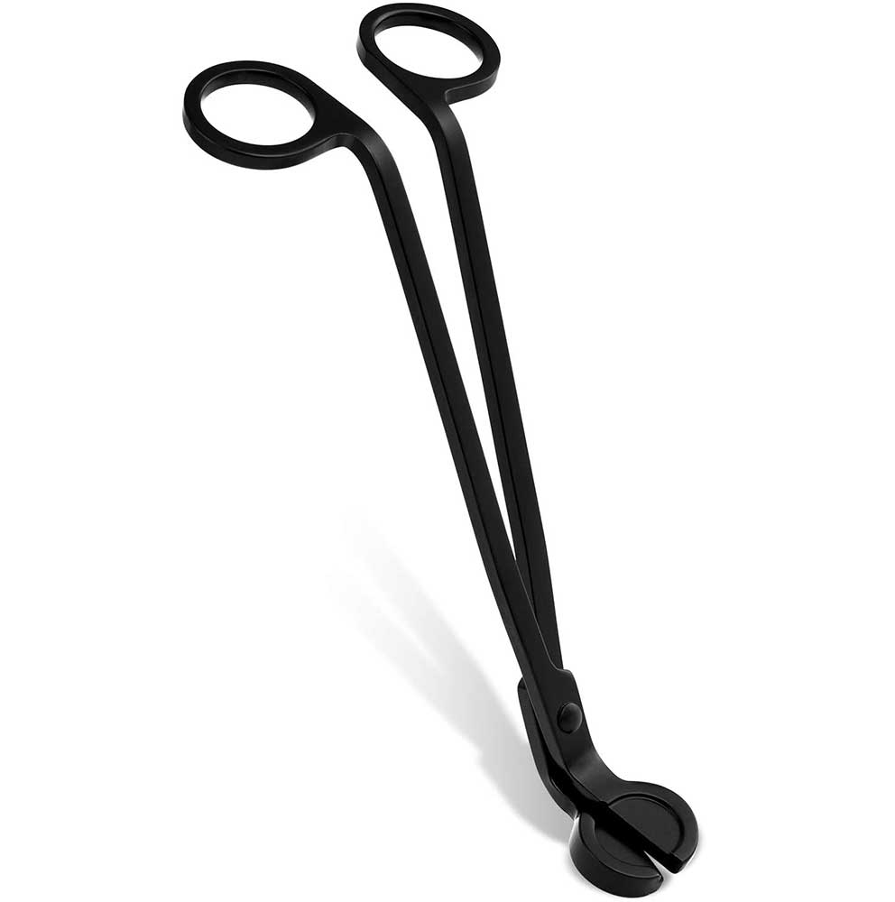 Black Rose Gold Silver Red Bronze Candle Wick Trimmer Stainless Steel Candle scissors trim wick Cutter Snuffer Round head 18cm
