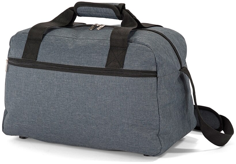 Bolsa de Viaje Cabina 40x25x20 cm Maleta de viaje Tamaño Equipaje de Mano Ryanair Vueling Easyjet Low Cost: DZ5528-Gris