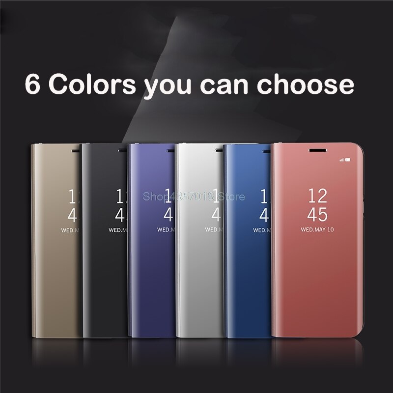 Para samsung galaxy s8 g950f g950fd caso espelho de luxo smart view janela flip caso para samsung s8 s 8 SM-G950F SM-G950FD SM-G950