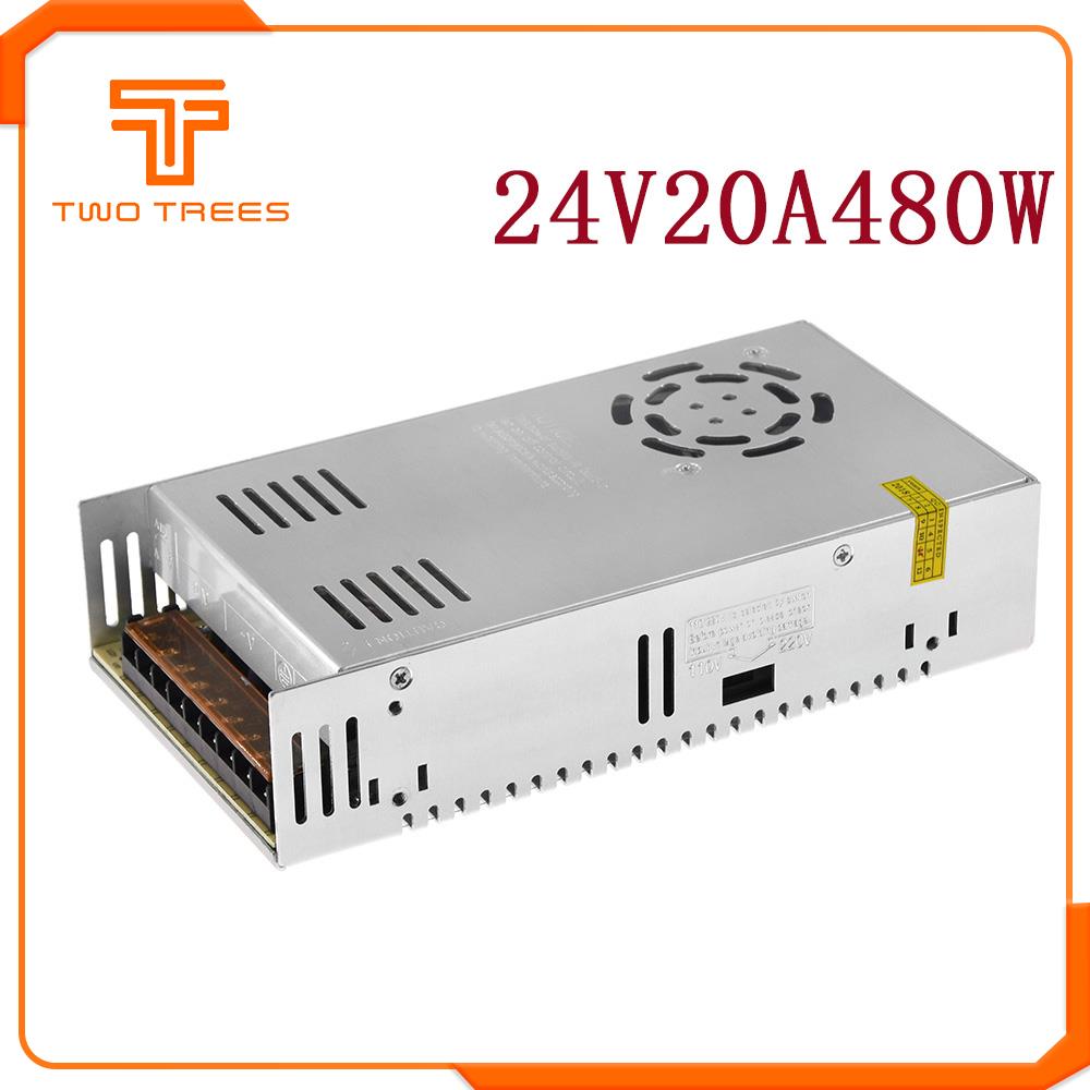Model 24v 20a 480w schakelende voeding driver voor led-lichtstrip display  ac100-240v fabriek leverancier 24 v 20a