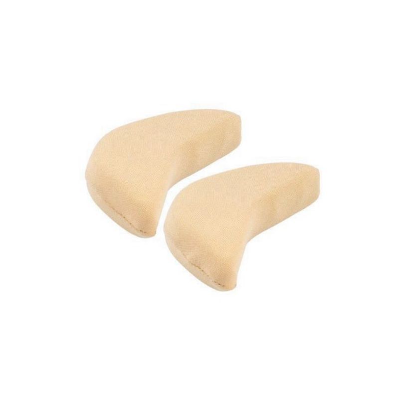 10 Uds. Almohadillas de esponja para el antepié, almohadillas de ajuste para reducir el tamaño del zapato, alivio del dolor, plantillas de relleno de tacón alto, almohadilla para el enchufe del dedo del pie del antepié
