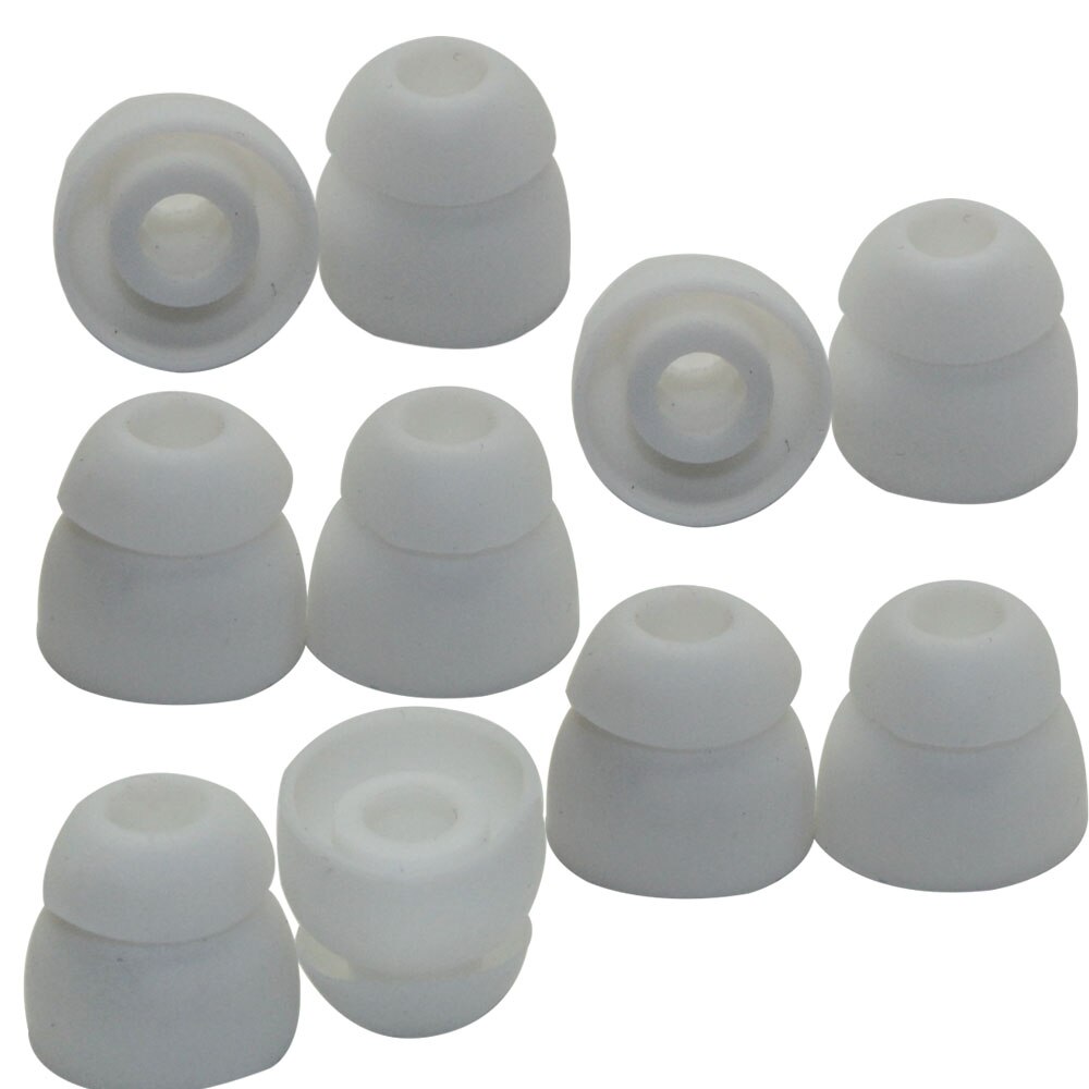 Poyatu Vervanging Siliconen Oordopjes Knoppen Voor Powerbeats 2 Draadloze Powerbeats3 Headset Sport Hoofdtelefoon Oordopjes Oordopjes Oorhaak: WHITE