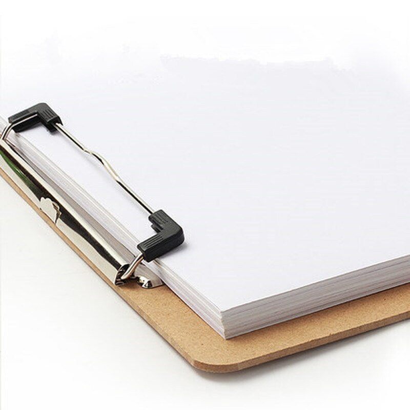 Portapapeles de madera A4, tablero de escritura con Clip plano, anillo telescópico colgante, Bloc de notas, Pintura Artística, carpeta, archivo, tablero duro, suministros escolares
