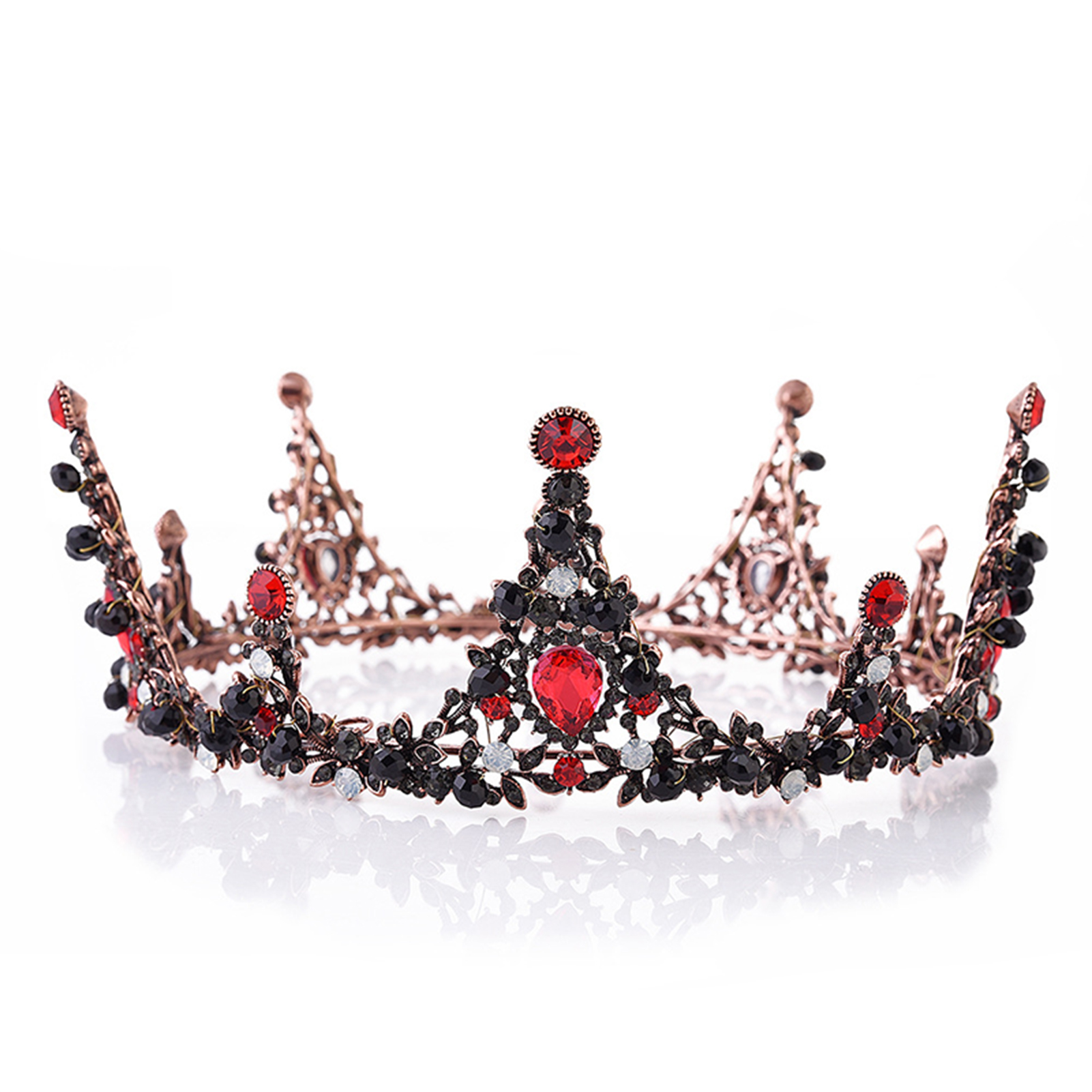 Jeweled Kronen SchöNe Kopfschmuck Hochzeit Krone Hochzeit Diademe Haar Zubehör für Prom Geburtstag Kostüm Party LL @ 17