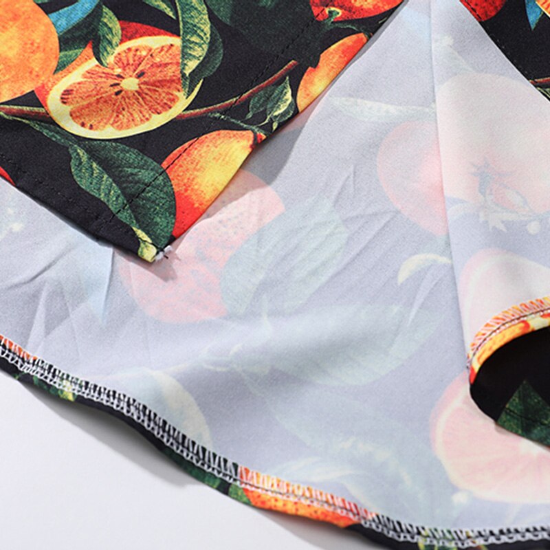 Japansk stil hip hop skjorte herre hawaiian skjorte rose blomster sommer harajuku hawaii tynn kortermet strand skjorte streetwear