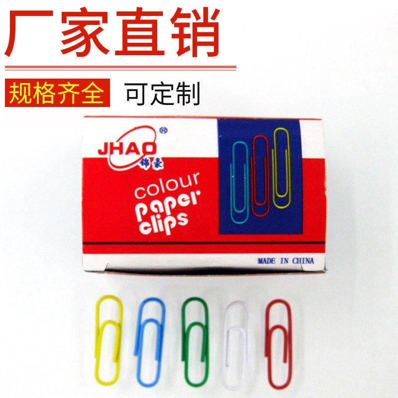 28mm Multi-color Office Clip Metal Stainless Steel Clip Paper Clip Clip