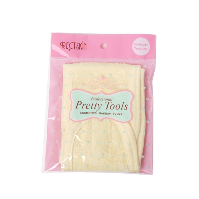 Damman Enten Wimper Tulband Beauty Wash Make Sjaal Zachte Badstof Spa Salon Accessoires Make Up Tiara Hoofdbanden: Yellow