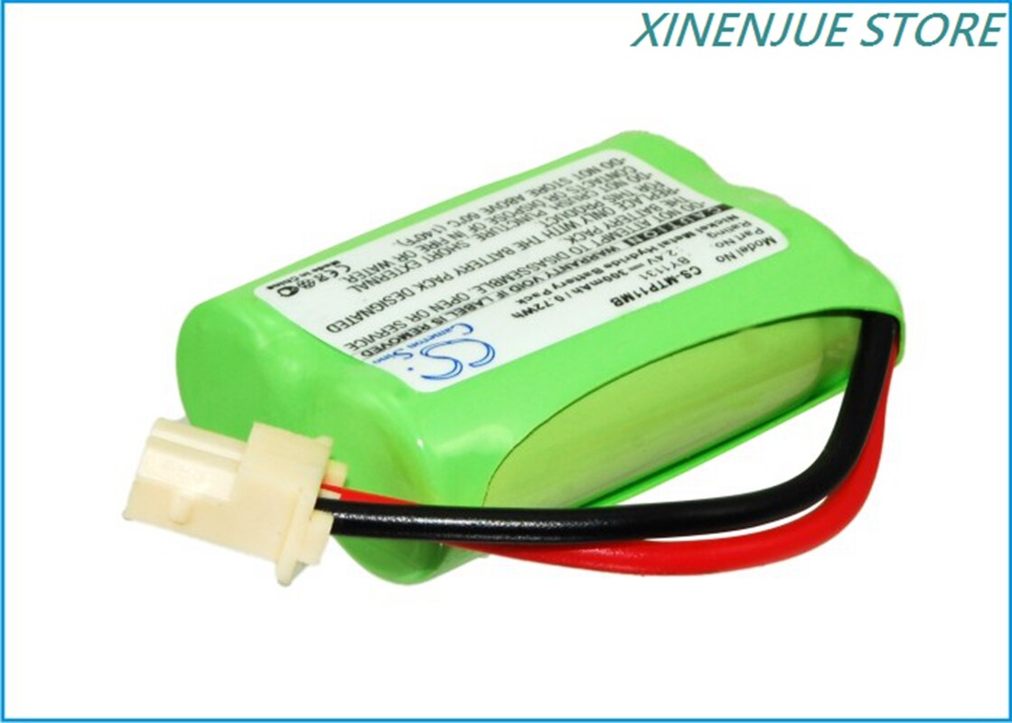 Babyphone-batterie 2.4v/300 mah  by1131 für motorola mbp 11