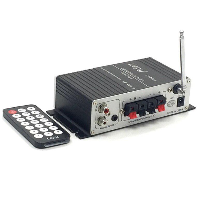 Bluetooth Mini Power Audio Car Amplifier Hi-Fi AMP MP3 FM USB SD AUX Car Home Speaker Vehicle Amplifier