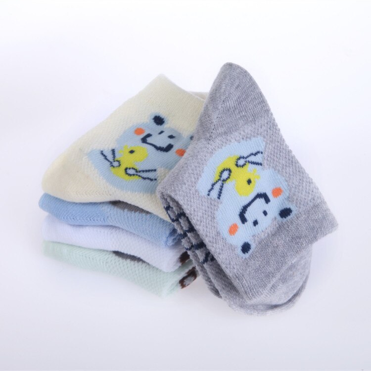 5 Paare / viel neue freundlicher socken Baby socken Fischnetz atmungsaktive frosch aufbringen Jungen und mädchen socken