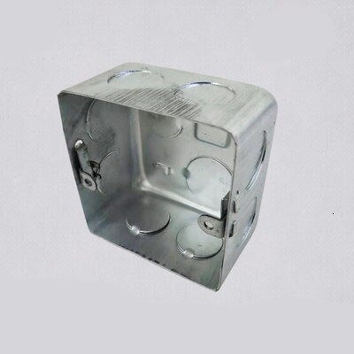 86 type Connection Box 86h50 Iron Box Metal Stretching Box Steel Connection Box Switch Undercover Box