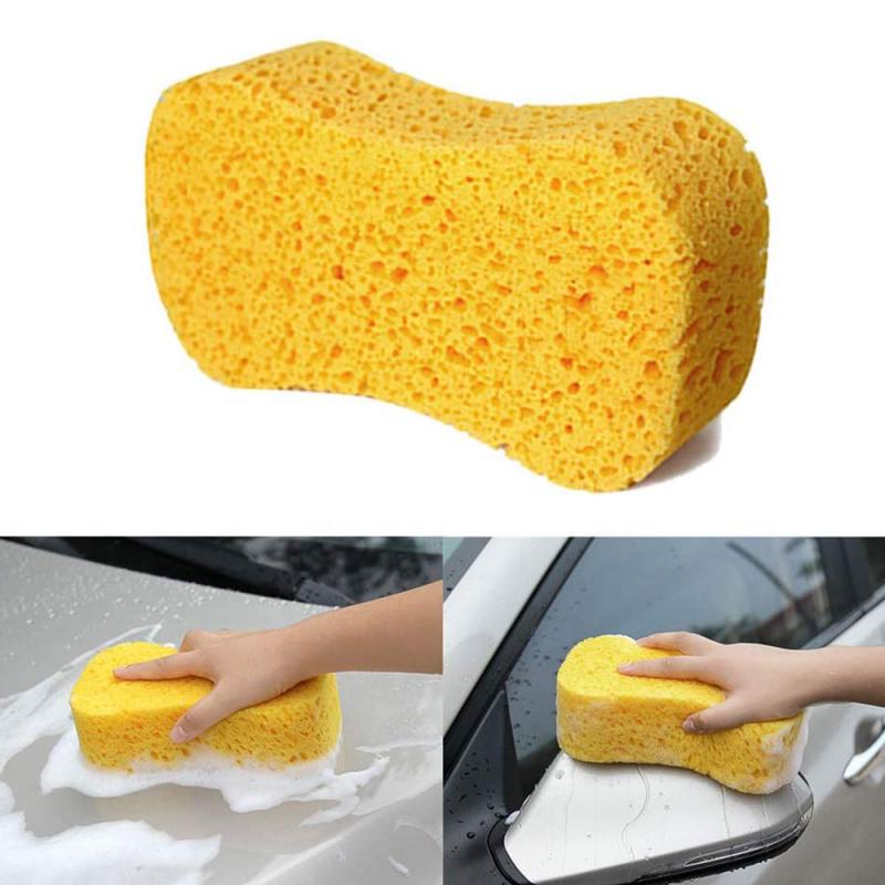 Car Wash Sponge Mixed Color Clean Scrubber Handy Multifunction Wash Sponge Vacuum Compression Package Car Clean Car Accessories