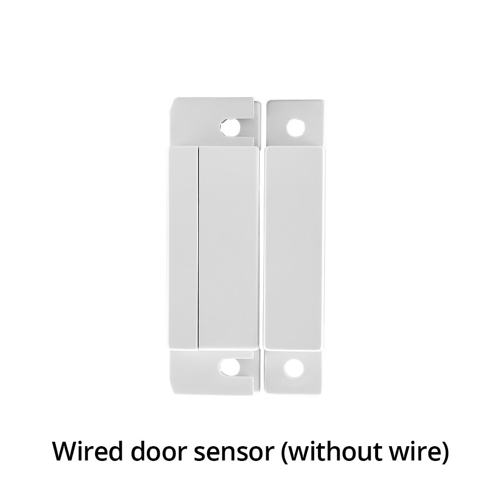 Fuers-sistema de alarma inteligente Tuya para el hogar, alarma antirrobo con WIFI, GSM, con pantalla LCD a Color, Sensor de movimiento de seguridad: Wired door sensor