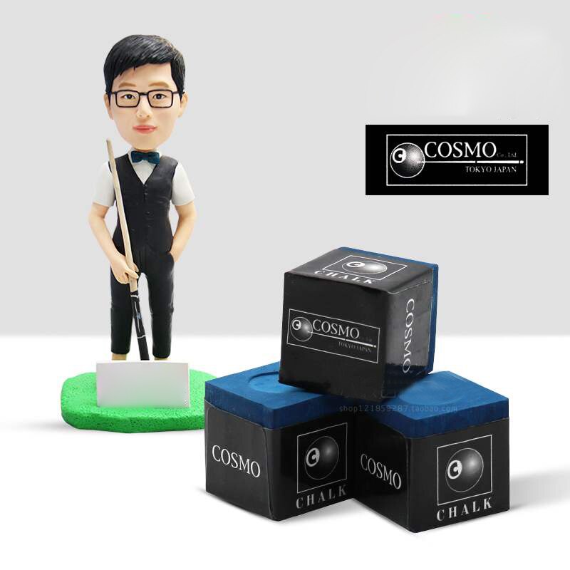 Original COSMO Chalk Billiard Pool Chalk Blue Billard Accessories Billar for Champion