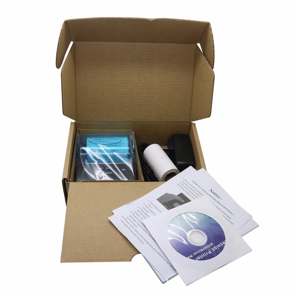 Pos 58mm thermal portable bill printer bluetooth android mobile receipt printer usb serial port HS-590A with one year warranty