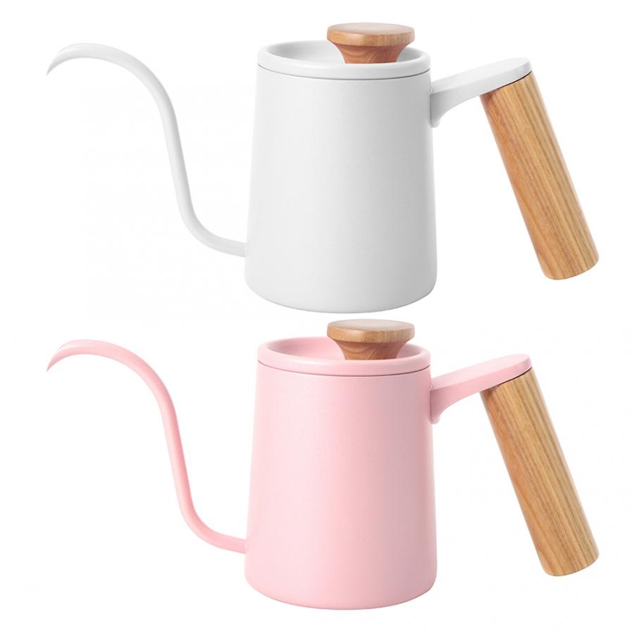 Drip Kettle 350ml Stainless Steel Coffee Pot Long Gooseneck Spout Water Kettle Cafeteira Expresso Drip Coffee Tea Pot Kettle