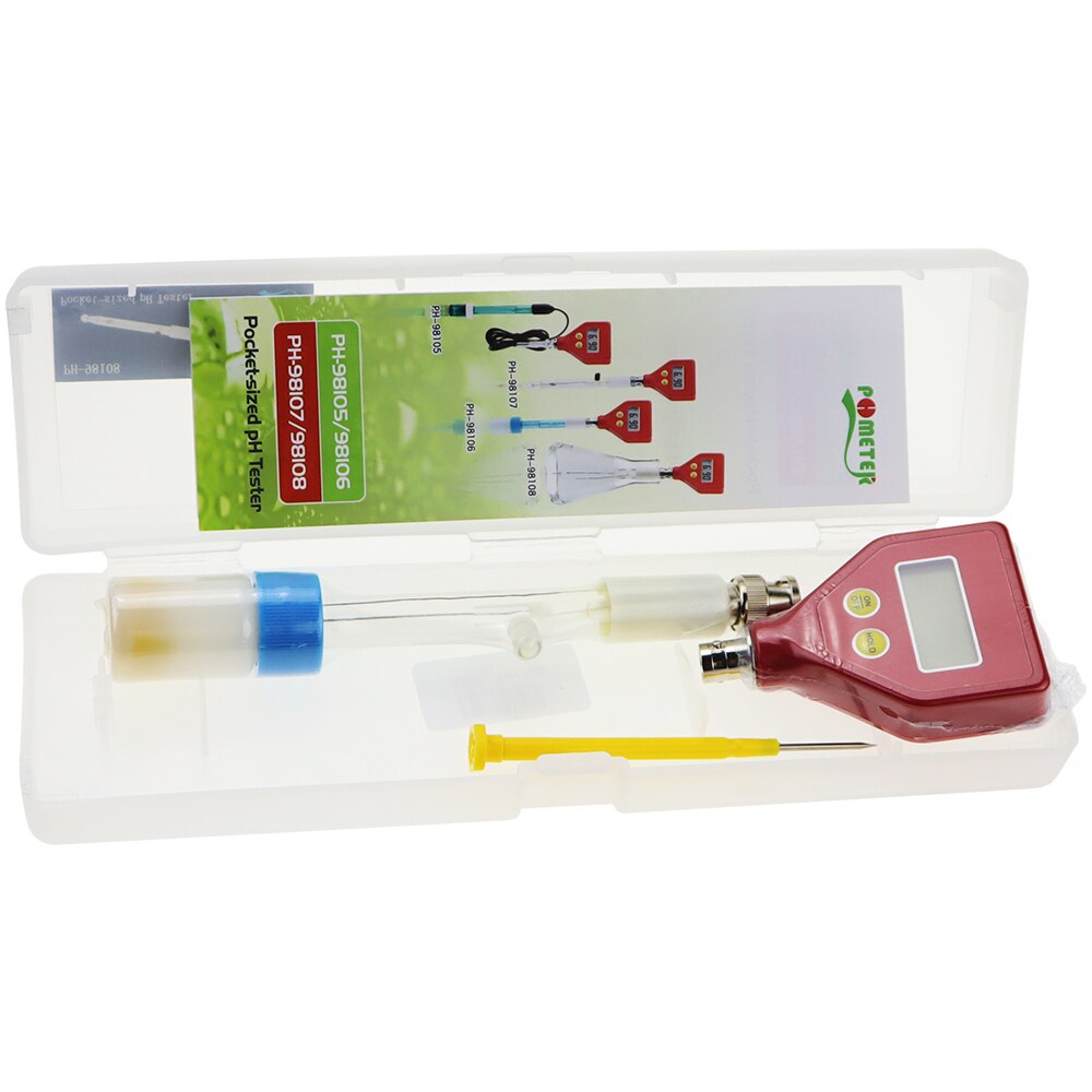 Ph -98108 ph måler skarp glasselektrode måleområde 0.00 til 14.00 ph til vann matte ost melk melk ph test 40%  av