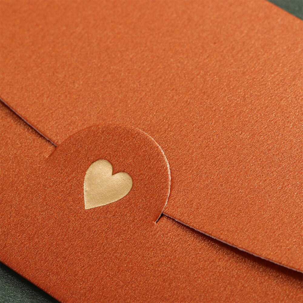 (10 pièces/lot) 10.5*7CM petite carte de voeux nom carte enveloppe estampage à amour nacré papier Mini enveloppes